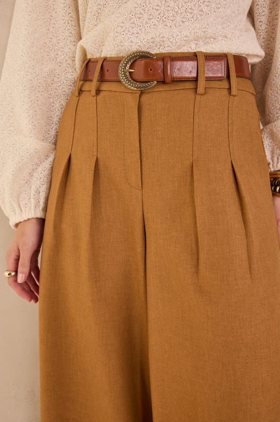 Pantalon large DAISY;${refinementColor}