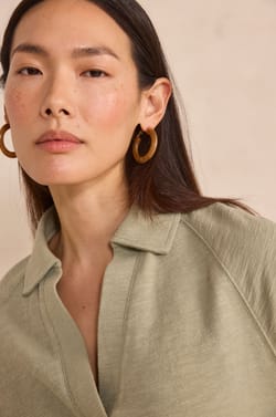 T-shirt manches courtes coton Lexy;${refinementColor}