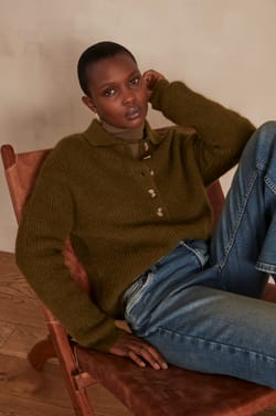 T-shirt col roul&eacute; FERGUIE;${refinementColor}