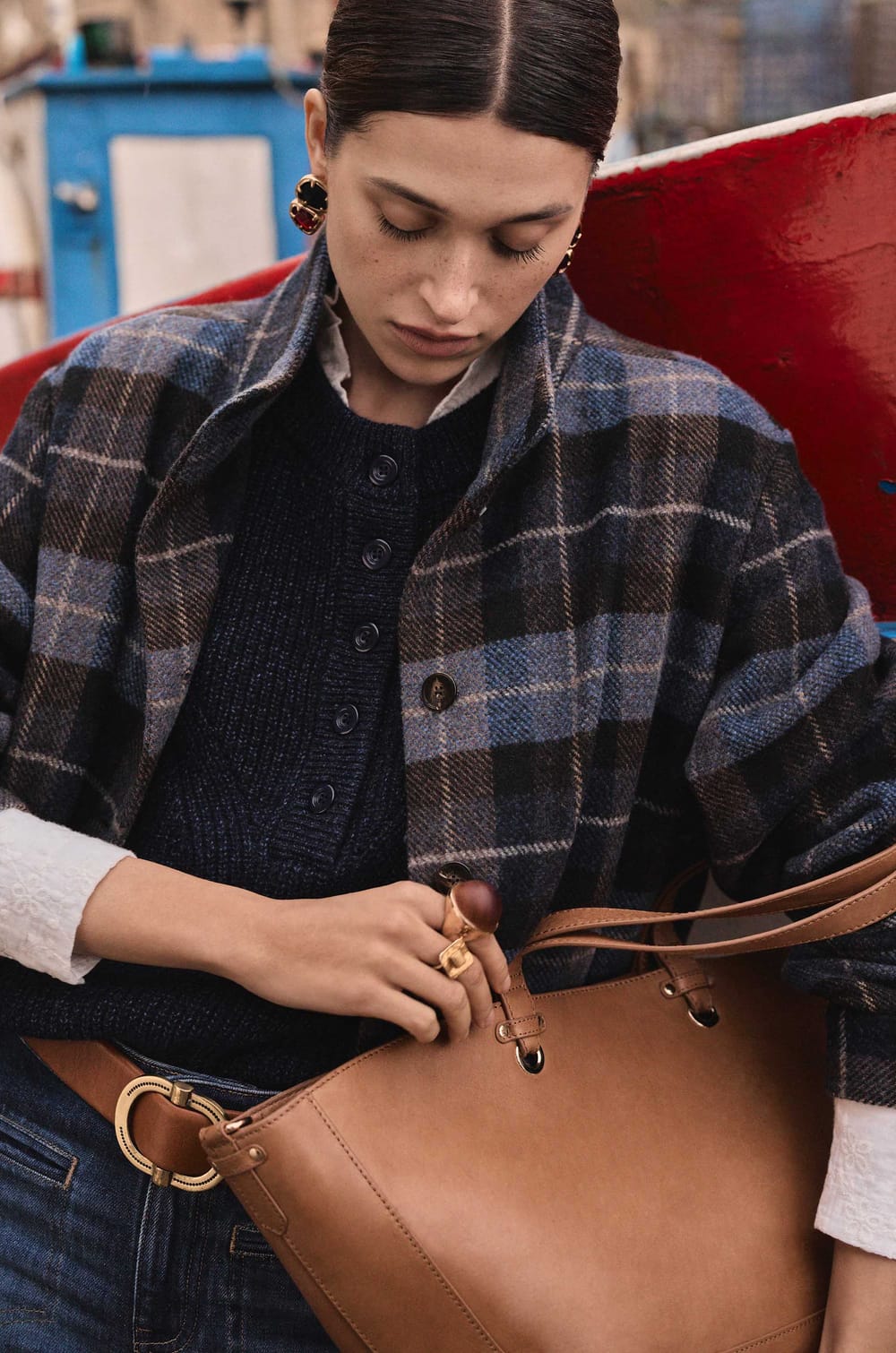 FILIP checked jacket;${refinementColor}