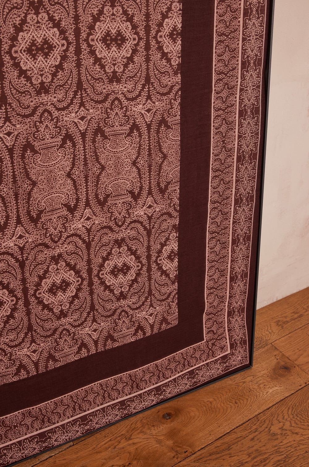 Édition Octobre Rose - Foulard TAMINE en 100% laine;${refinementColor}