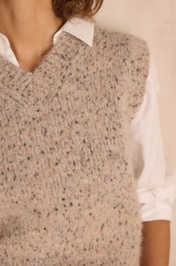 BERNICE sleeveless alpaca jumper;${refinementColor}