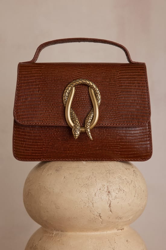 Mini LEON leather bag;${refinementColor}