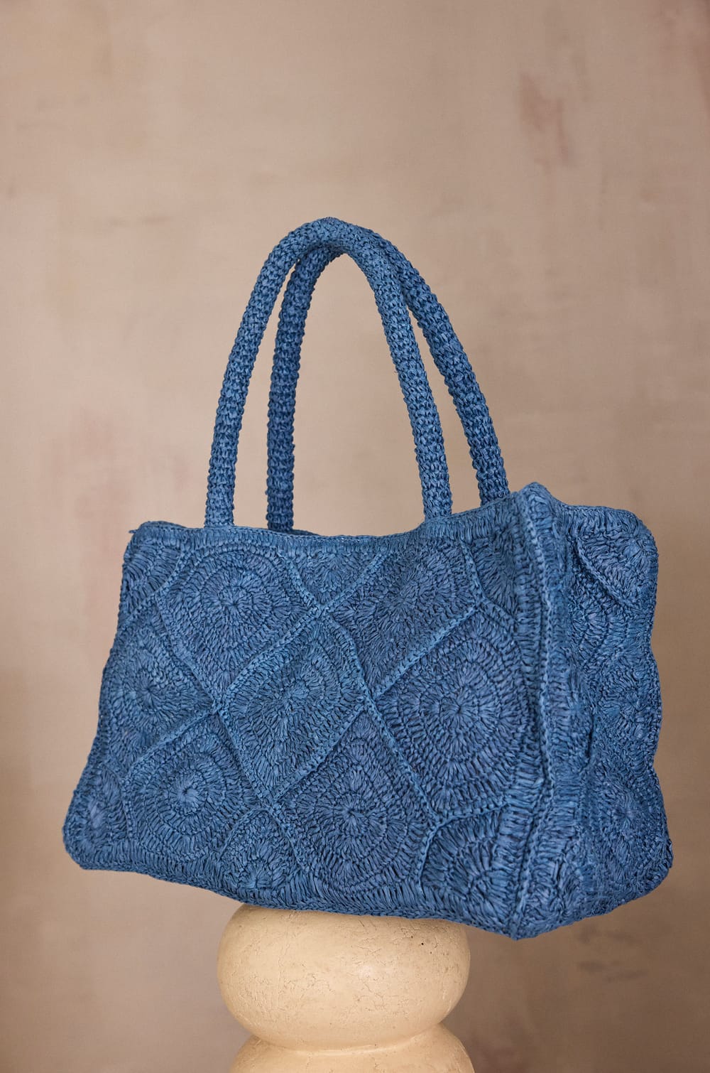 MARLON raffia tote bag;${refinementColor}