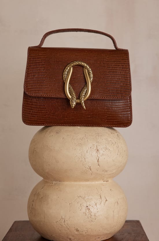 Mini LEON leather bag;${refinementColor}