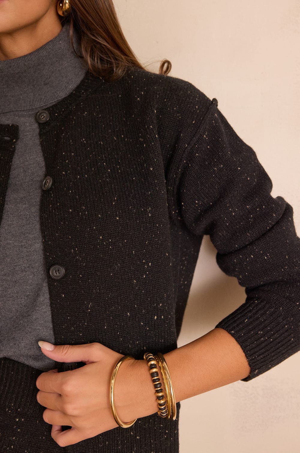 BAWER 100% wool cardigan;${refinementColor}