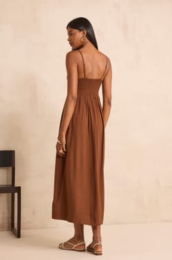 Robe crochet&eacute;e &agrave; bretelles en coton MAELINE;${refinementColor}