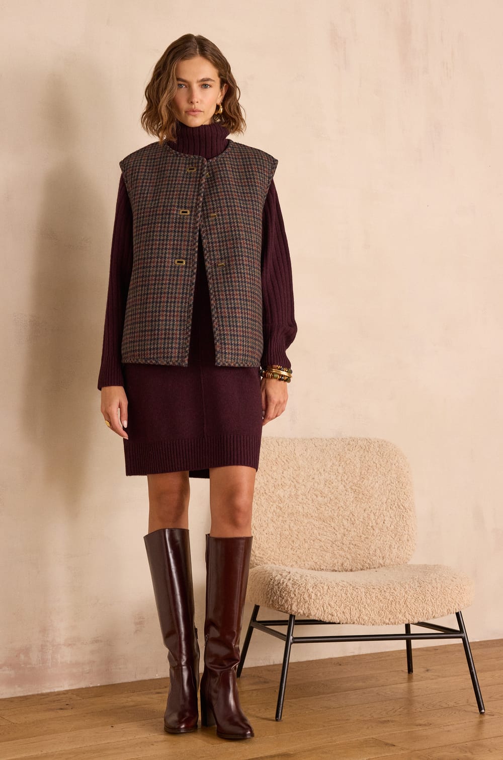 ROXA wool dress;${refinementColor}