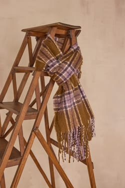 TARA Schal mit Karomuster;${refinementColor}