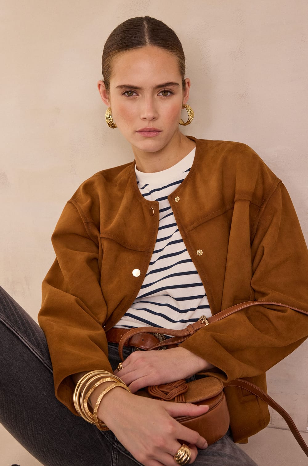 Su&egrave;de leren jasje VIP;${refinementColor}