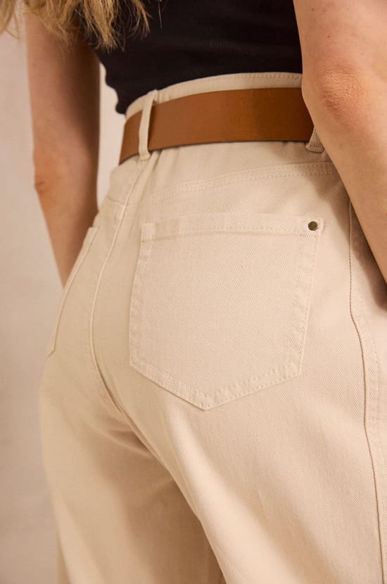 ROBINSON balloon cut trousers;${refinementColor}