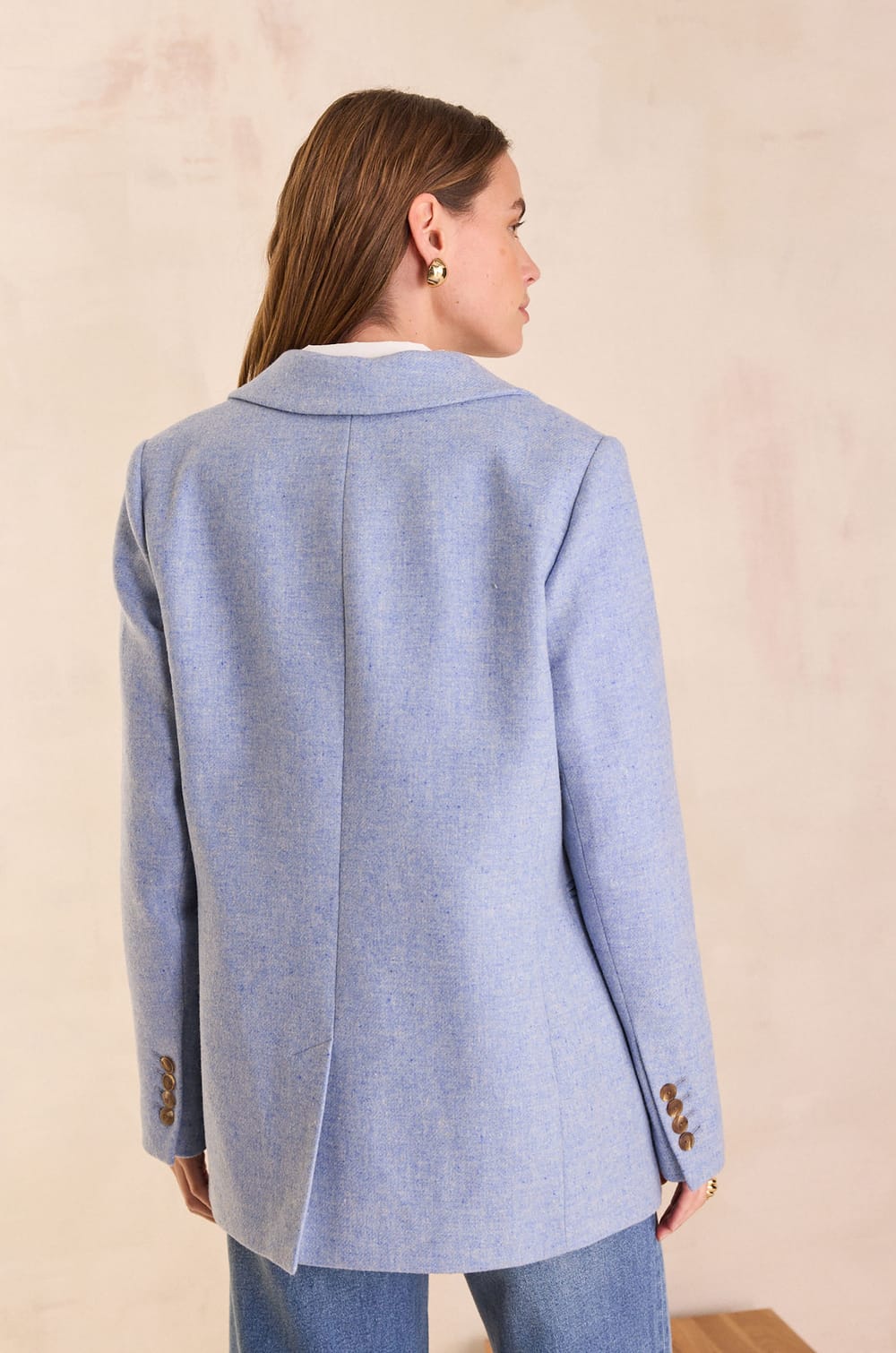 COURTNEY 100% wool suit jacket;${refinementColor}