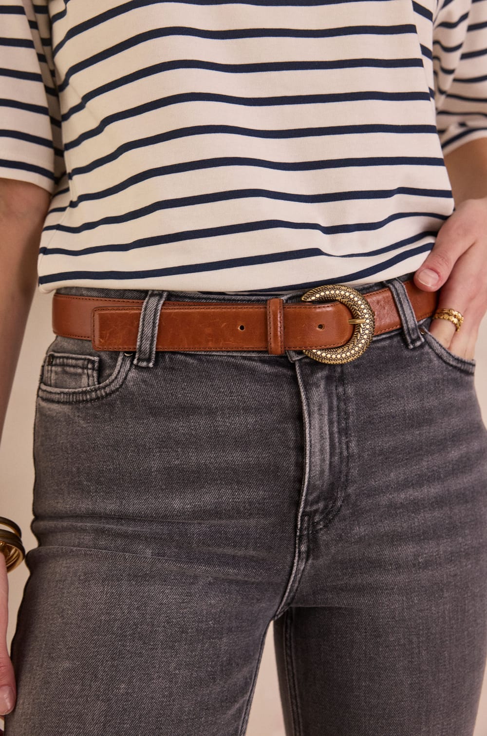 LOU slim jeans in denim;${refinementColor}