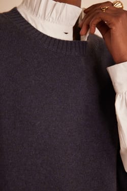 Robe pull sans manches en laine RAPHAELLE;${refinementColor}
