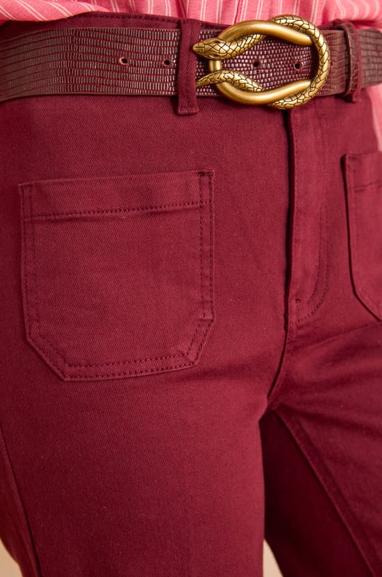 Weite Hose LUNA aus Baumwolle;${refinementColor}