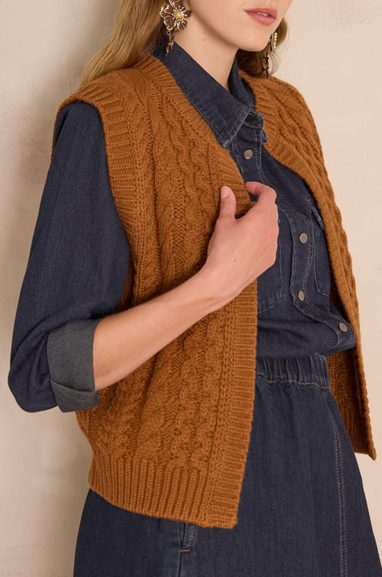 Gilet en laine BIXENTE;${refinementColor}