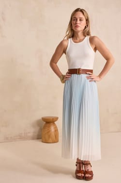 Pleated Skirt ODESSA;${refinementColor}