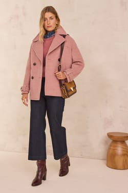 Manteau caban en laine DEAN;${refinementColor}