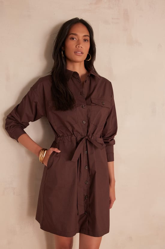 ROSALIE cotton dress;${refinementColor}