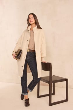 MAGDA mid-length coat;${refinementColor}