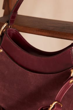 LOU mini leather bag;${refinementColor}