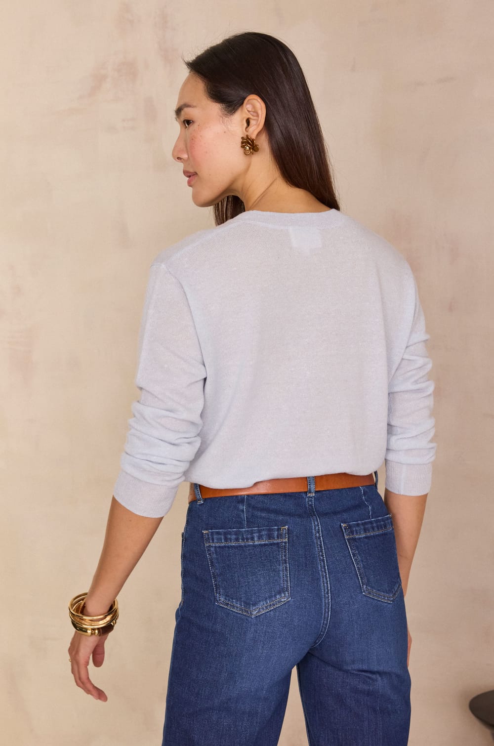 Pull fin à manches longues PRINCE;${refinementColor}