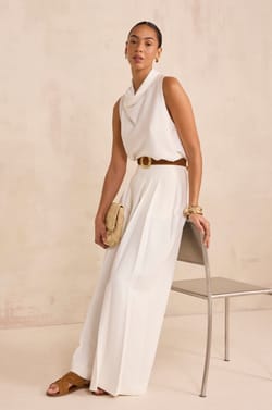 DORINE sleeveless top;${refinementColor}