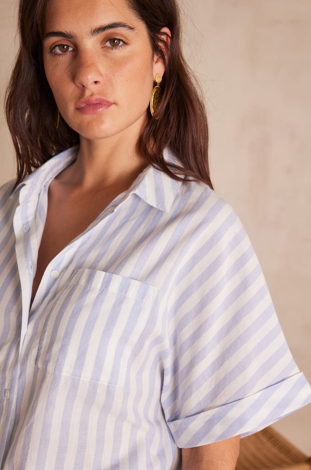 SUNSET cotton shirt;${refinementColor}