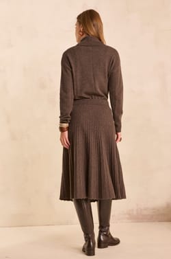 Dancing skirt in dense cotton mesh ELISA;${refinementColor}