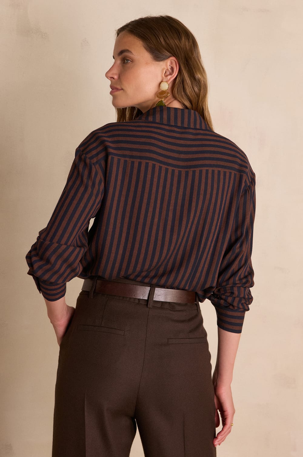 SONIA striped shirt;${refinementColor}