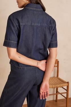 Chemise SIDO en jean;${refinementColor}