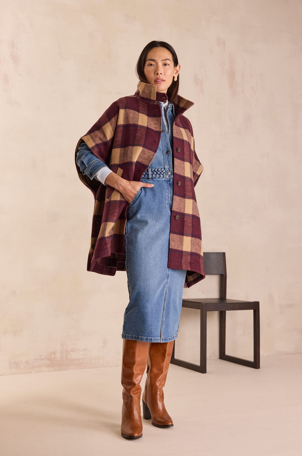 Robe en jean BLAIRE;${refinementColor}