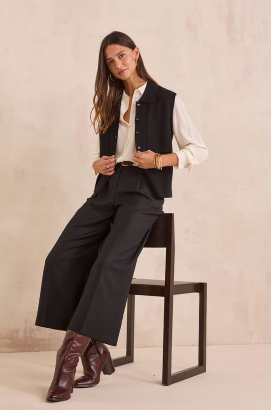 100% silk shirt DAPHNEE;${refinementColor}