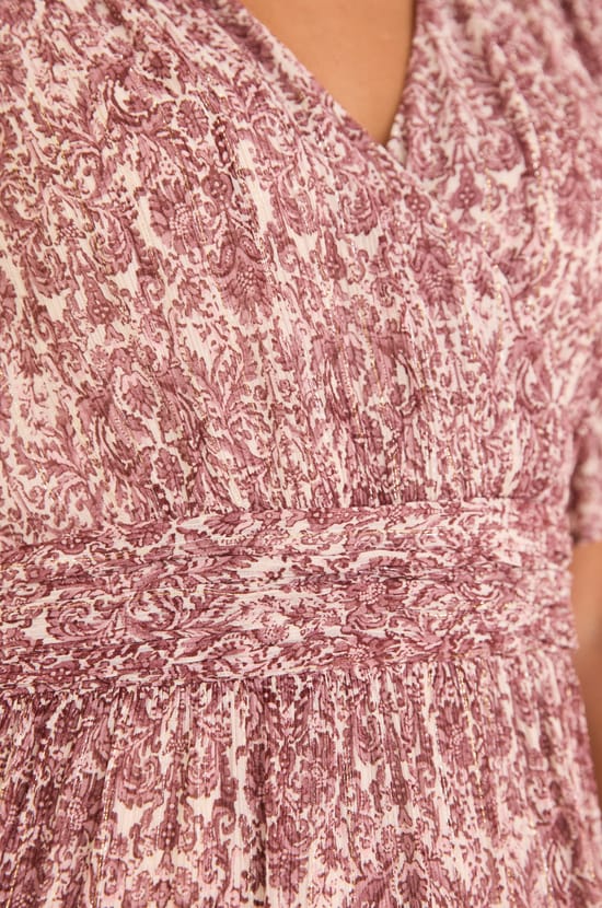 LOUMIA wrap long dress;${refinementColor}