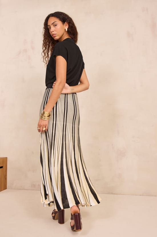 OZIRIS Pleated Mesh Skirt;${refinementColor}