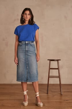 JUPE EN JEAN BIRDY;${refinementColor}