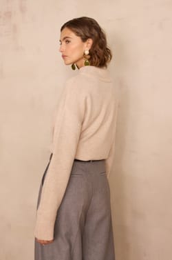 BEN turtleneck jumper in wool;${refinementColor}