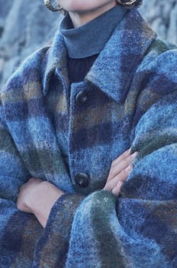 Manteau en laine à carreaux DANNY;${refinementColor}