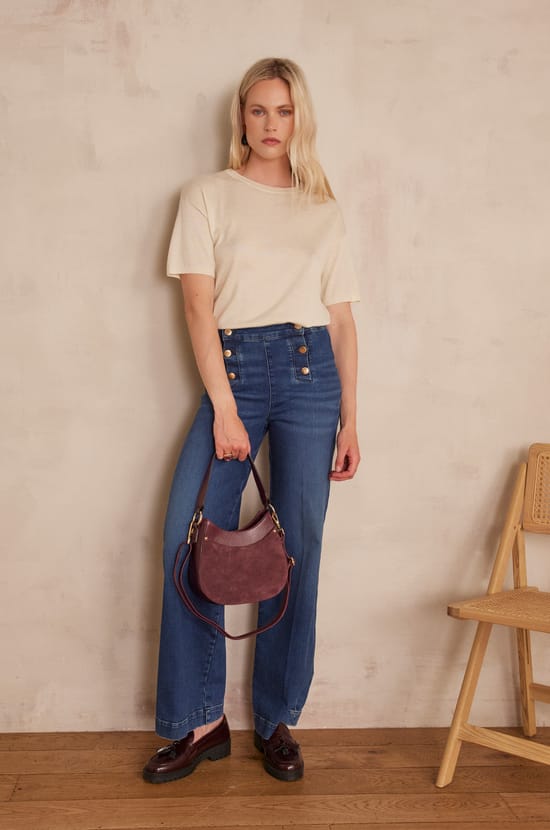 LOU mini leather bag;${refinementColor}