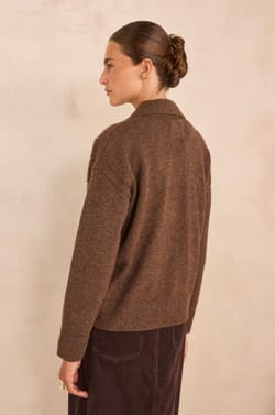 Long sleeve pull in mixed wool and yak ANDY;${refinementColor}