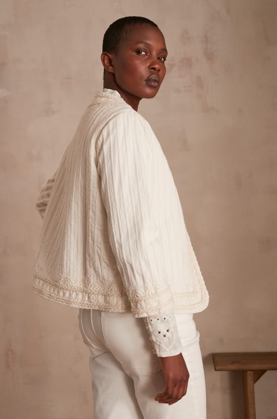 Veste brod&eacute;e SARAH;${refinementColor}