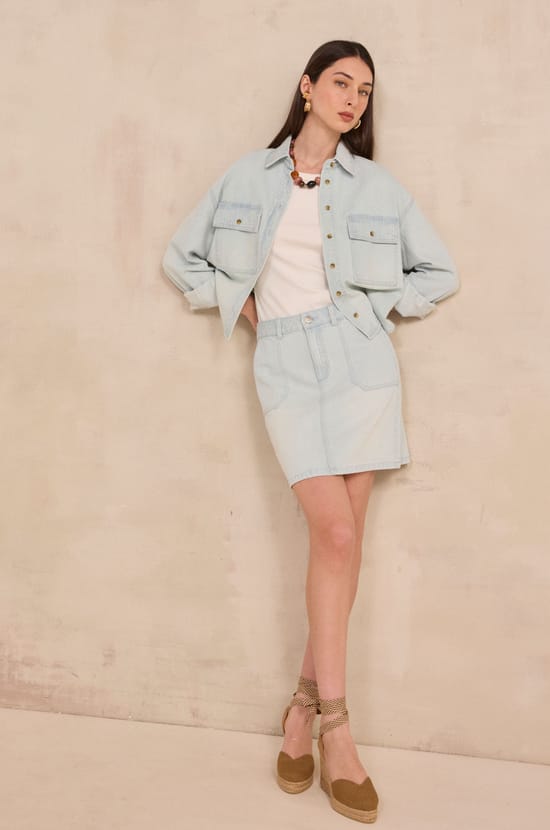 CLARA long-sleeved shirt;${refinementColor}