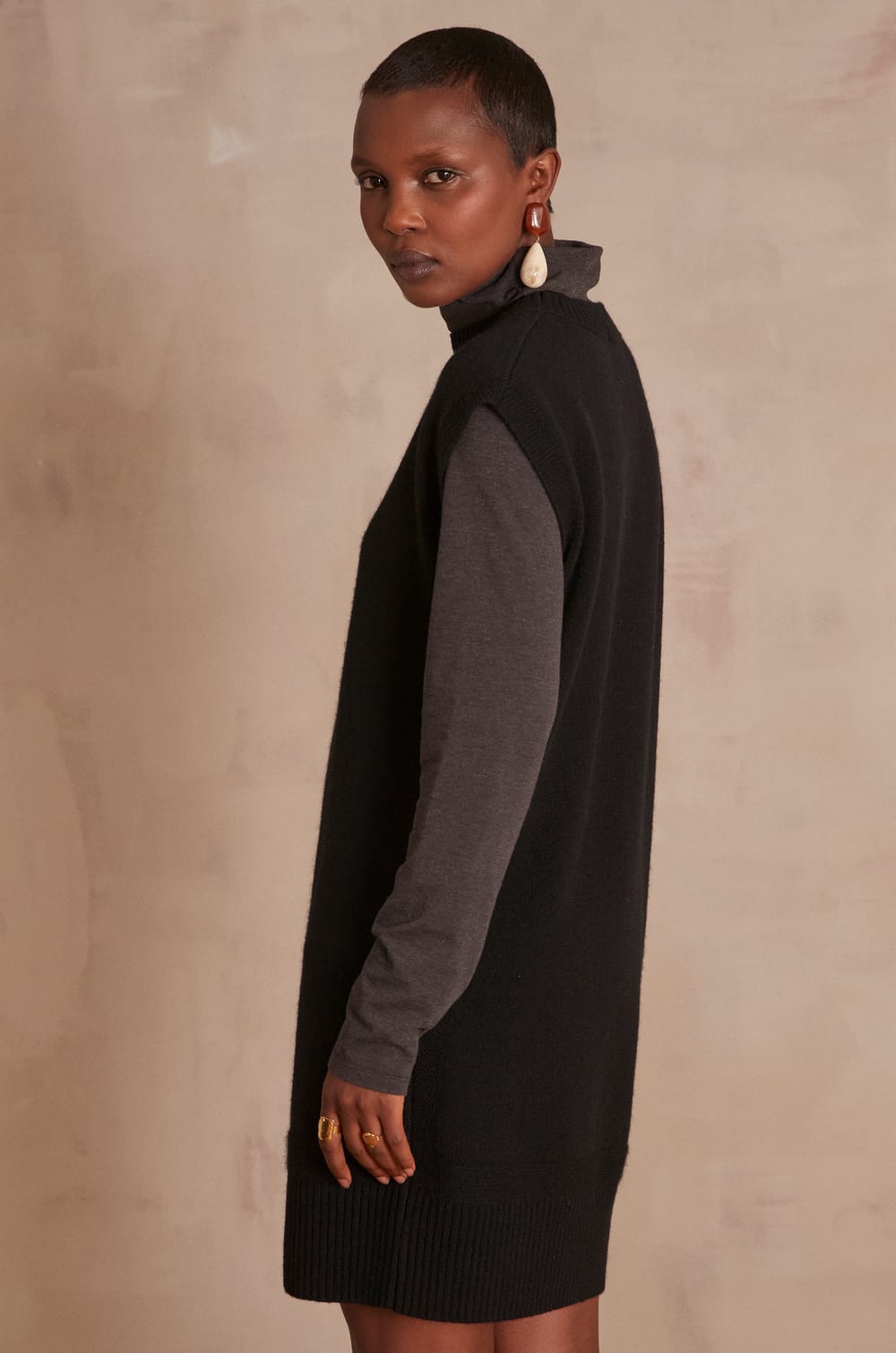 Kleid aus Wolle MARION;${refinementColor}