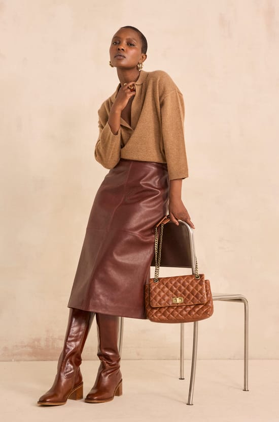 Long sleeve cashmere sweater ALICIA;${refinementColor}