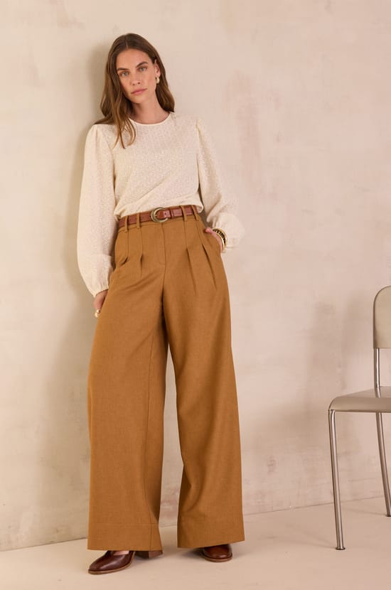 Pantalon large DAISY;${refinementColor}