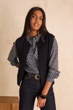 Gilet BIXENTE en laine;${refinementColor}