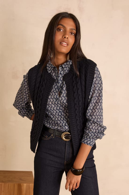 Gilet BIXENTE en laine;${refinementColor}