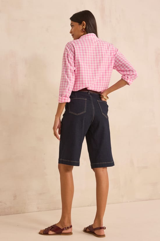 Cotton blend Bermuda RAYAN;${refinementColor}