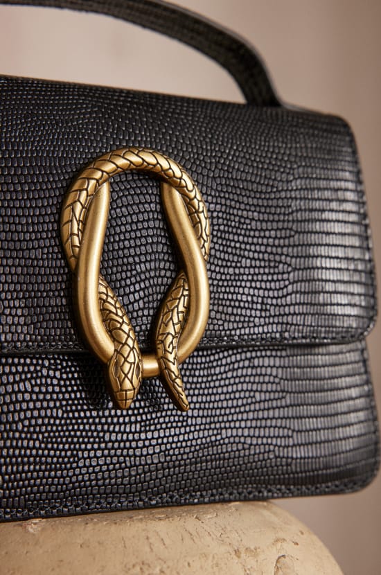 LEON MINI leather bag;${refinementColor}