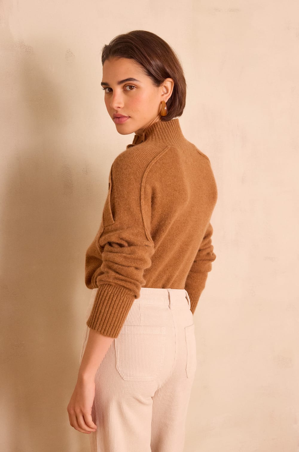 BRADLEY jumper in 100% recycled cashmere;${refinementColor}